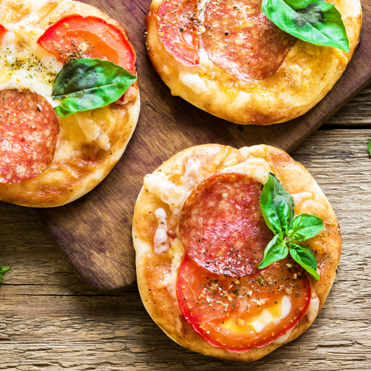 Frozen mini pizzas - 4 delicious flavours!